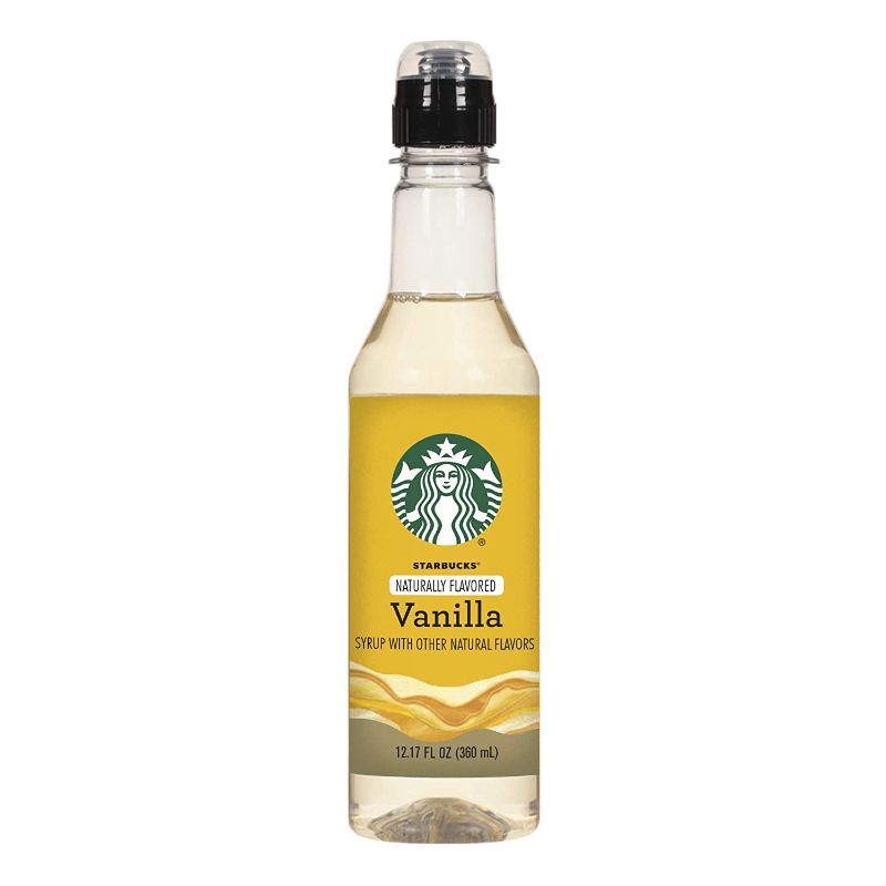 Photo 1 of *EXPIRES 14 FEB 2023* Starbucks Naturally Flavored Vanilla Coffee Syrup, 12.17 Fl Oz