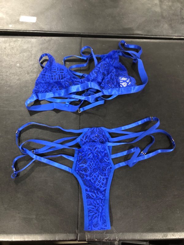 Photo 1 of Avidlove Lingerie Set - Blue - Large