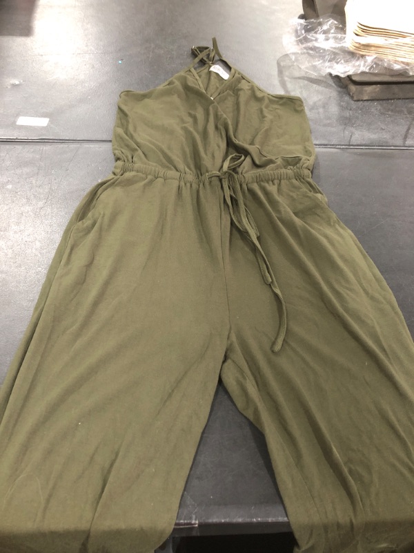 Photo 1 of Adibosy Woman's Sleeveless Romper - Small - Green