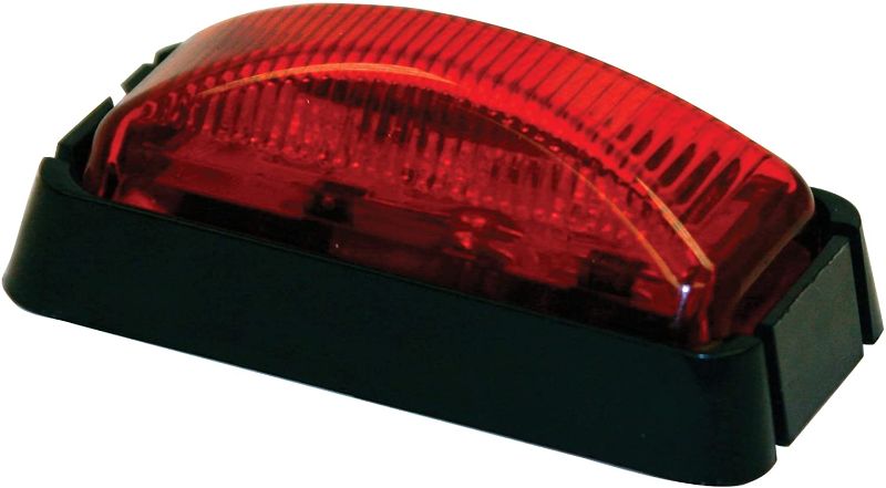 Photo 1 of 2.5 Inch Red Surface Mount/Marker Clearance Light Kit with 3 LEDs (PL-10 Connection, Includes Bracket and Plug) 
KOLEMO 4PCS Amber Turn Signal Lens Lenses Covers 3-1/4 Inch Front And Rear Signal Lenses Cover Caps 