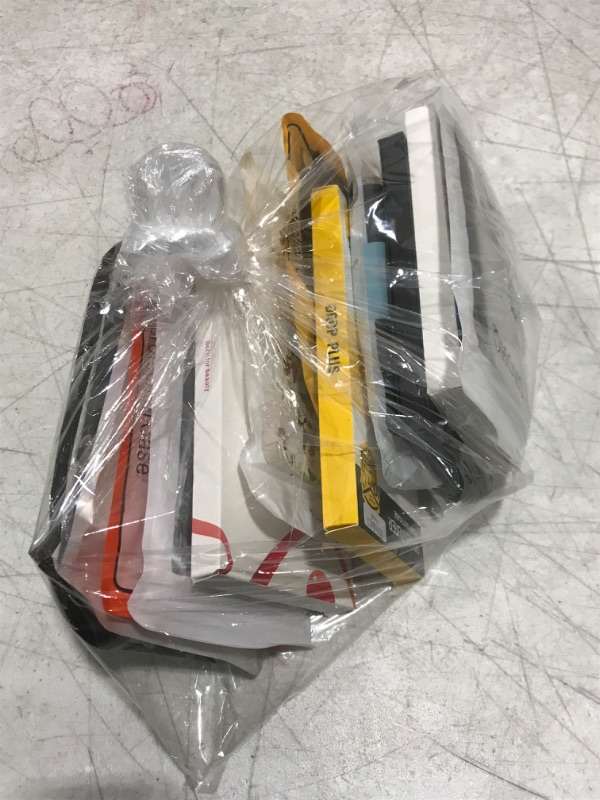 Photo 1 of Bag Lot- bundle of phone cases, screen protectors (various sizes, colors, designs)