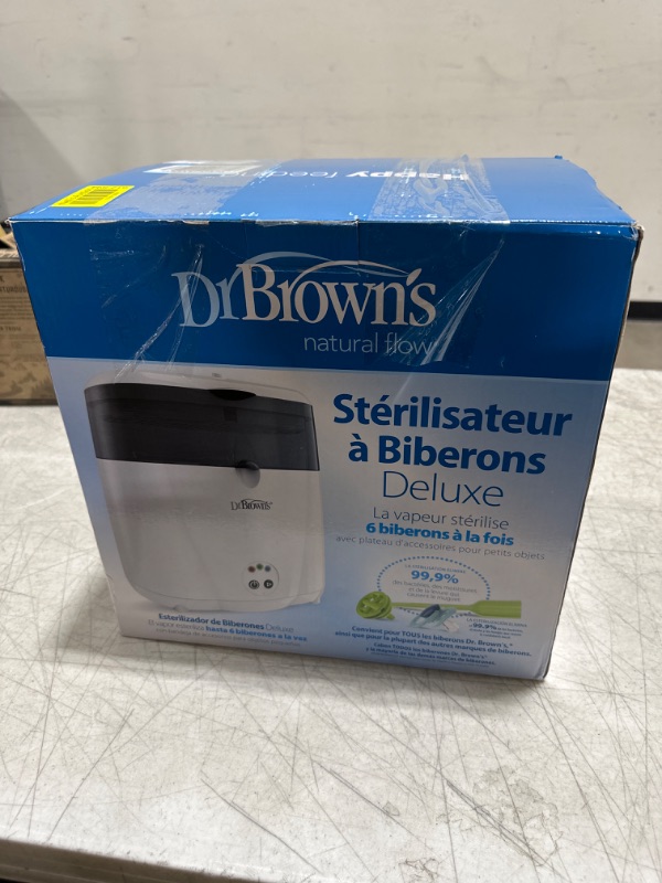 Photo 3 of Dr. Brown's Deluxe Bottle Sterilizer and Baby Bottle Cleaning Brush with Sponge and Scrubber Bundle Sterilizing & Cleaning Set