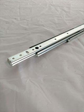 Photo 1 of 1 Pair 32" Full Extension 250 LB Capacity Drawer Slides Steel Roller Bearings Quick Disconnect
