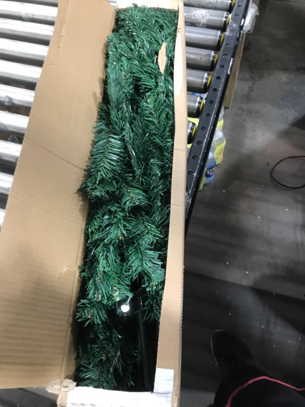 Photo 2 of 4 Ft Premium Christmas Tree with 320 Tips for Fullness - Artificial Canadian Fir Full Bodied Small Christmas Tree with Metal Stand, Lightweight and Easy to Assemble