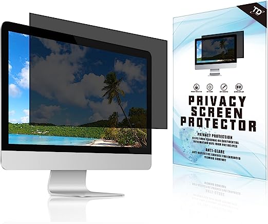 Photo 1 of 22 Inch Privacy Screen Filter for Desktop Computer Widescreen Monitor - Anti-Glare, Blocks 96% UV,Anti-Scratch with 16:10 Aspect Ratio
