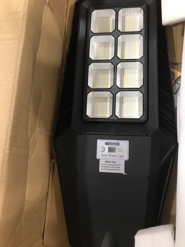 Photo 1 of 2 Pack 1000W Solar Street Light, 60000 Lumens Dusk to Dawn Solar Outdoor Lights Motion Sensor Waterproof IP66 6000K Security Solar Outdoor Light for Yard, Garage, Garden
