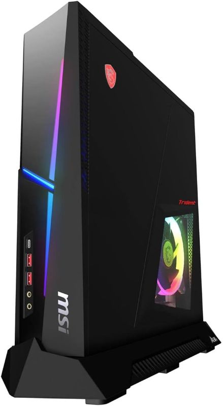 Photo 1 of MSI Trident X (SFF) Gaming Desktop, Intel Core i7-12700KF, GeForce RTX 3080 Ti, 16GB Memory (Dual-CHL), 1TB SSD, WiFi 6E, USB Type-C, VR-Ready, Windows 11 Home (12VTF-249US)
