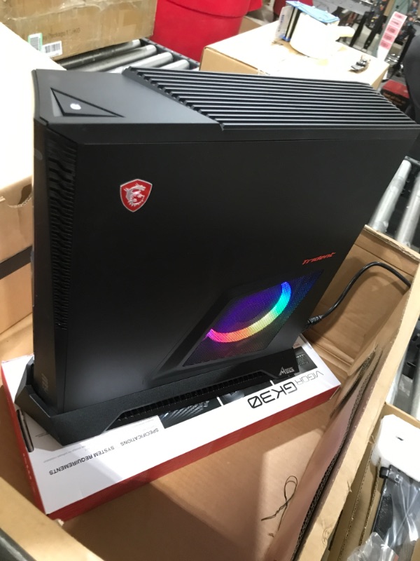 Photo 3 of MSI Trident X (SFF) Gaming Desktop, Intel Core i7-12700KF, GeForce RTX 3080 Ti, 16GB Memory (Dual-CHL), 1TB SSD, WiFi 6E, USB Type-C, VR-Ready, Windows 11 Home (12VTF-249US)
