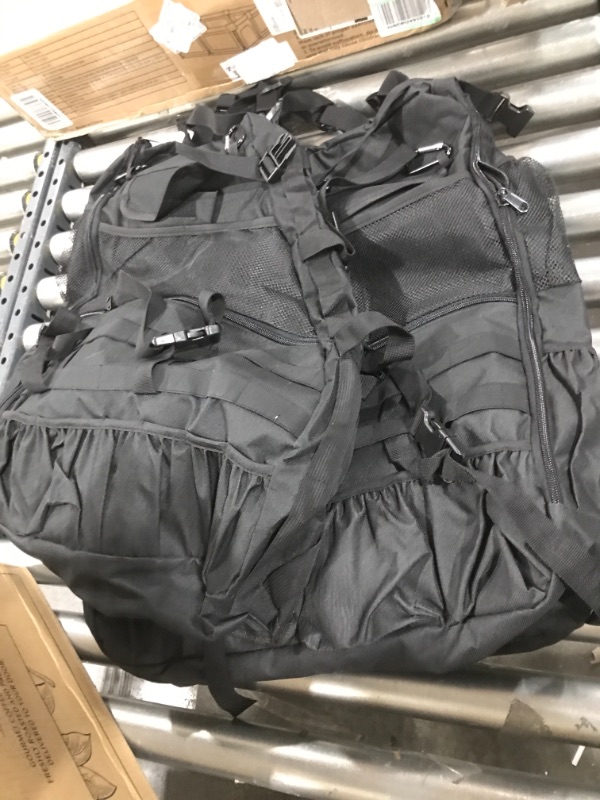 Photo 1 of 2pk of large black hiking backpacks