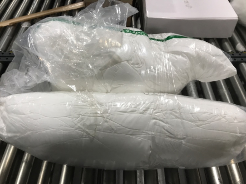 Photo 1 of 2 white foam comfort pillows 