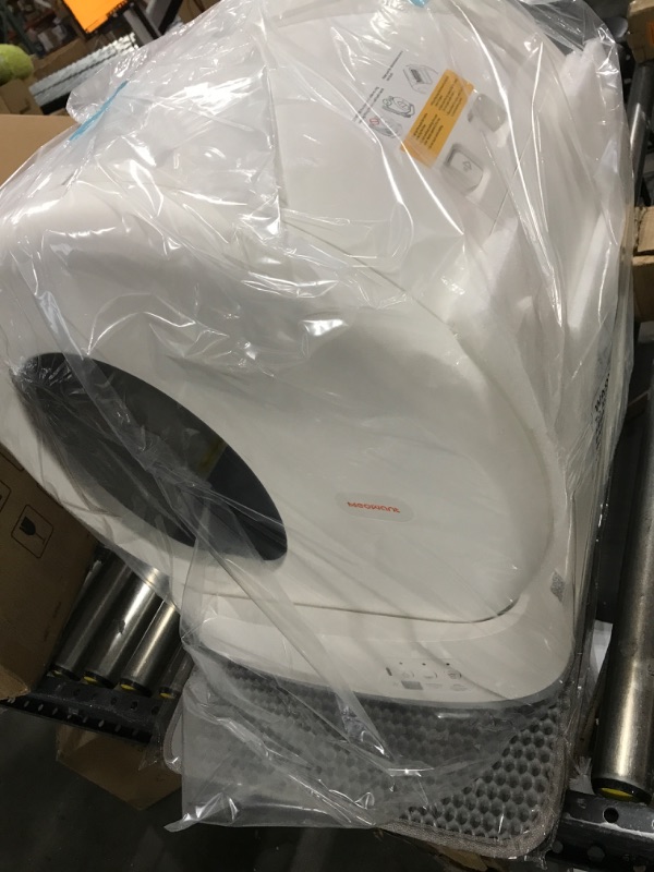 Photo 1 of MeoWant Self-Cleaning Cat Litter Box, Integrated Safety Protection Automatic Cat Littler Box for Multi Cats, Extra Large/Odor Isolation /APP Control Smart Cat Litter Box with Mat & Liner
