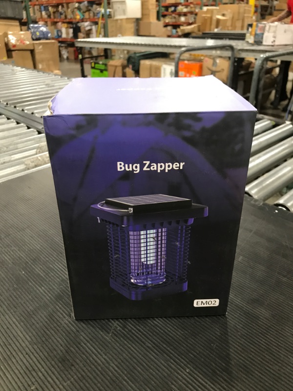 Photo 1 of 
Roll over image to zoom in







ZAPTRIC Bug Zapper for Indoor and Outdoor, 4200V Electric Fly Swatter, Auto On/Off, Gnat Mosquito Zapper Fly Trap for Home, Kitchen, Backyard, Camping, Balcony