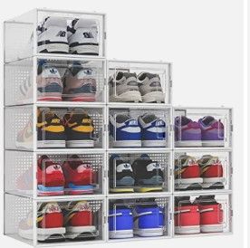 Photo 1 of 12 Pack Stackable Shoe Box