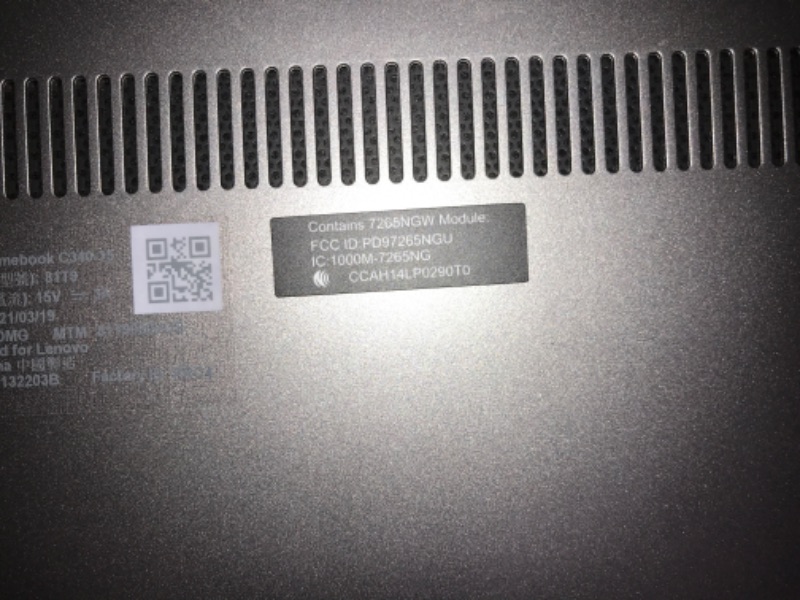 Photo 1 of Lenovo Chromebook C340 2-in-1 15.6" FHD 10-Point multitouch Screen Laptop | Intel Core i3-8130U | 4GB RAM | 64GB SSD | Intel UHD Graphics 620 | Chrome OS | Grey | with 32GB Tela USB Card