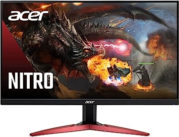 Photo 1 of Acer Nitro KG241Y Sbiip 23.8” Full HD (1920 x 1080) VA Gaming Monitor | AMD FreeSync Premium Technology | 165Hz Refresh Rate | 1ms (VRB) | ZeroFrame Design | 1 x Display Port 1.2 & 2 x HDMI 2.0