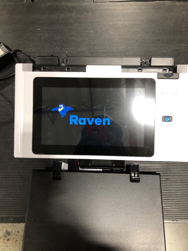 Photo 3 of Raven Pro Document Scanner - Huge Touchscreen, High Speed Color Duplex Feeder (ADF), Wireless Scan to Cloud, WiFi, Ethernet, USB, Home or Office Desktop White