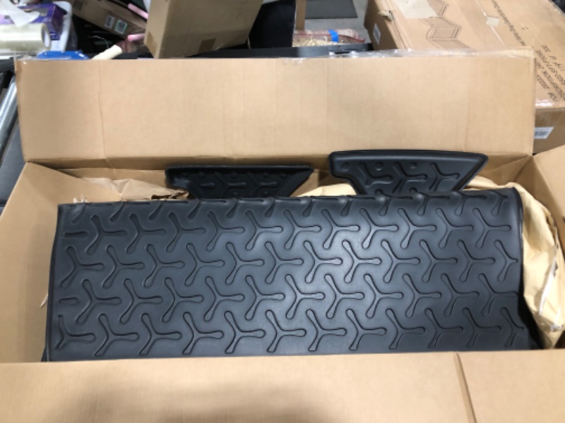 Photo 2 of Mixsuper Custom Fit Cargo Liner for 2021-2023 Volkswagen ID.4 Trunk Liner VW ID4 All Weather Rear Trunk Cargo Mat Black