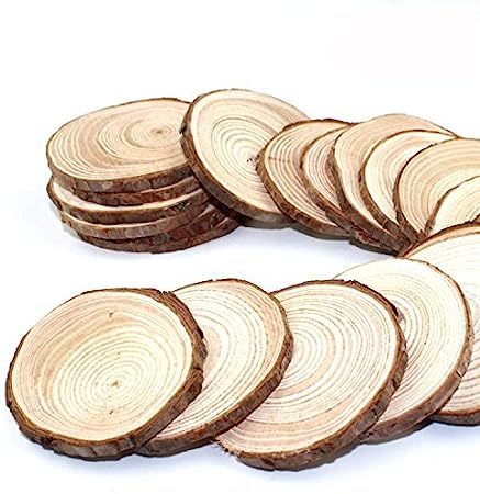 Photo 1 of 16PCSWS Wood Slices **BROKEN PIECE** 