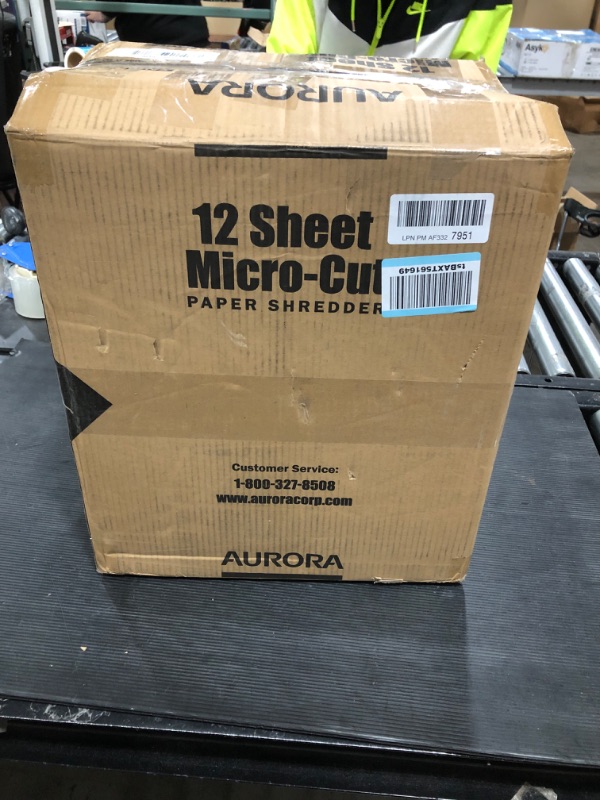 Photo 2 of Aurora AU1210MA Professional Grade High Security 12-Sheet Micro-Cut Paper/ CD and Credit Card/ 60 Minutes Continuous Run Time Shredder