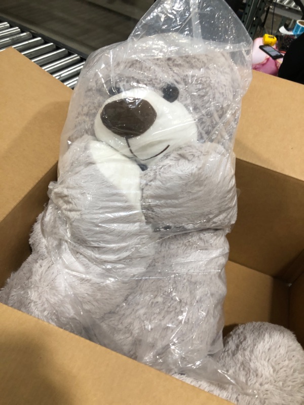 Photo 1 of GRAY TEDDY BEAR STUFFED ANIMAL 