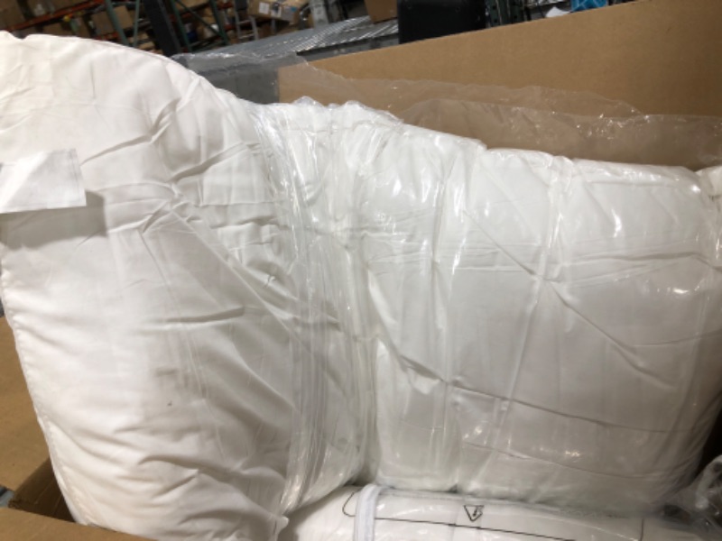 Photo 1 of 2 PACK WHITE PILLOWS FOR QUEEN BED `