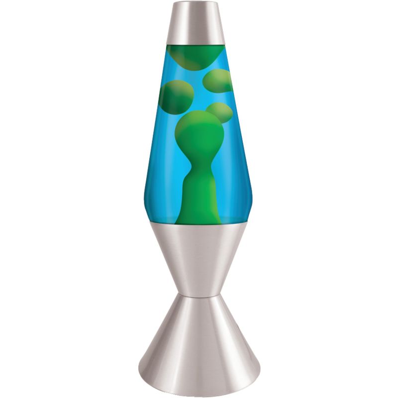 Photo 1 of 16.3 Premier Lava Lamp (yellow/blue/silver)
