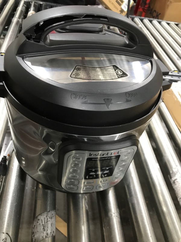 Photo 2 of 8 qt. Stainless Steel Duo Electric Pressure Cooker