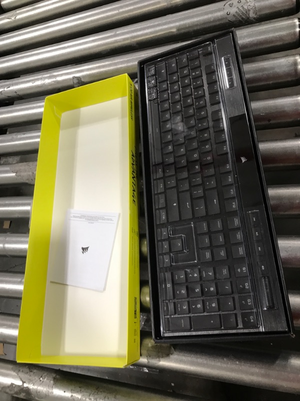 Photo 1 of Corsair K100 AIR Wireless RGB Mechanical Gaming Keyboard - Ultra-Thin, Sub-1ms Slipstream Wireless, Low-Latency Bluetooth, Cherry MX Ultra Low Profile
