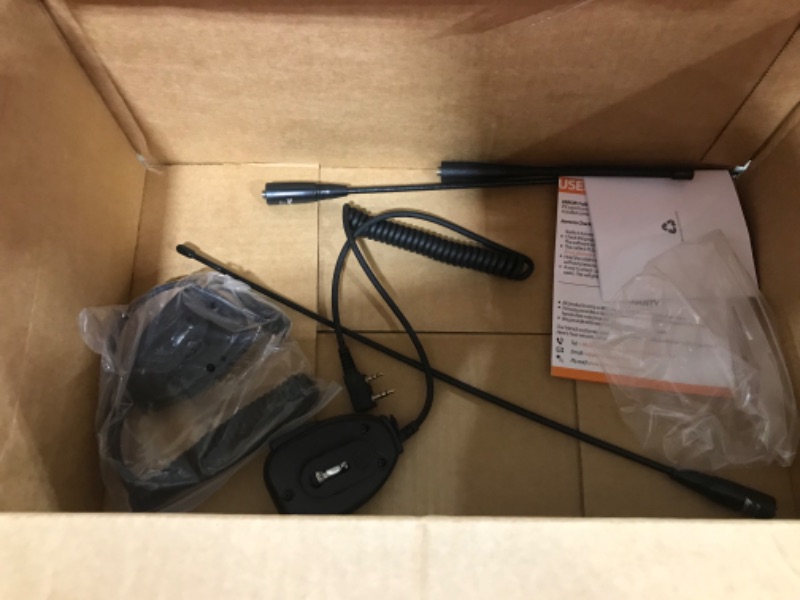 Photo 3 of Ham Radio UV-5R Pro 8W Dual Band Two Way Radio with Handheld Speaker Mic and Antenna 2Pack and Programming Cable
