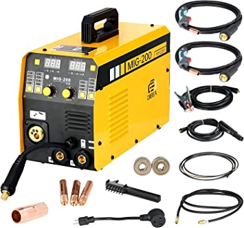 Photo 1 of Aluminum MIG Welder 200A 110V/220v Dual Voltage Mig Welding Machine Gas/Gasless/Lift TIG/Stick 4 in 1 Welder Machine IGBT with two mig guns
