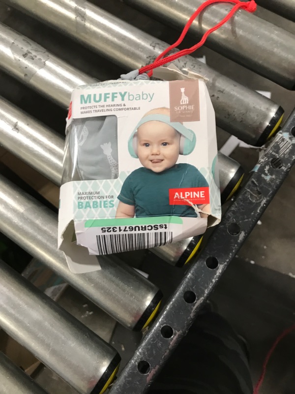 Photo 2 of Alpine Muffy Baby Ear Protection for Babies and Toddlers up to 36 Months - CE & ANSI Certified - Comfortable Baby Headphones Against Hearing Damage & Improves Sleep - Official Sophie La Girafe Edition