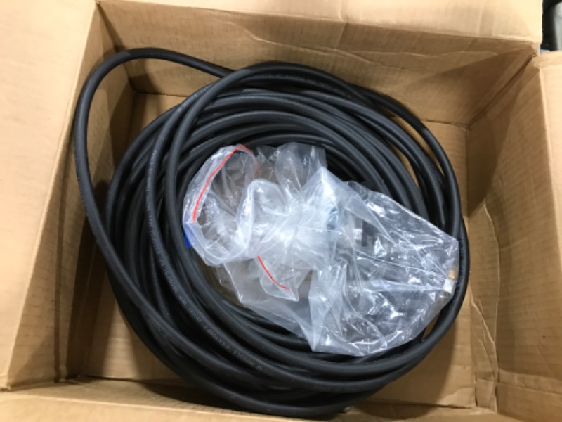 Photo 2 of M MINGLE 150 Feet Sewer Jetter Kit for Pressure Washer, 1/4 Inch NPT, Drain Cleaning Hose, Button Nose, and Rotating Sewer Jetting Nozzle, Orifice 4.0, 4.5, 3600 PSI