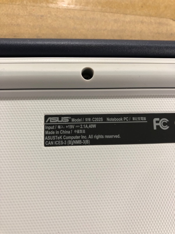 Photo 4 of ASUS Chromebook C202SA-YS01 11.6" Ruggedized and Water Resistant Design with 180 Degree Hinge (Intel Celeron 2GB, 16GB eMMC, Dark Blue) (Renewed)
