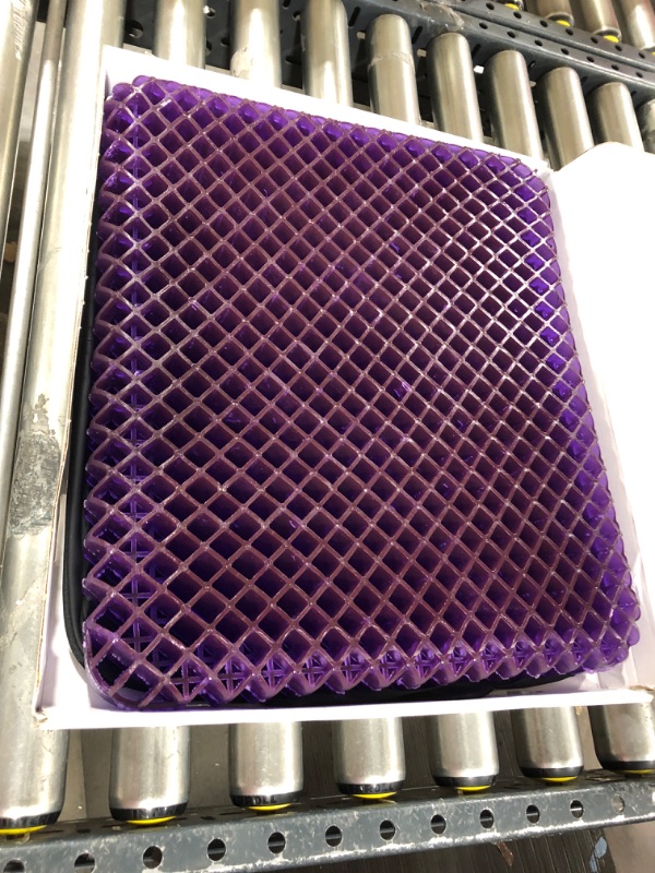 Photo 2 of Purple Royal Seat Cushion - Seat Cushion for The Car Or Office Chair - Temperature Neutral Grid