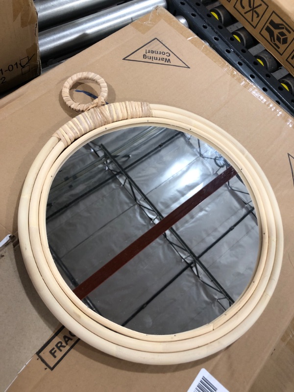 Photo 1 of 1ft wall rounded mirror 