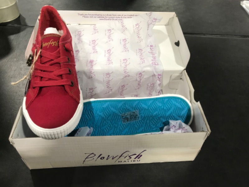 Photo 2 of Blowfish Malibu Women's Fruit Sneaker 9 Jester Red Smoked Canvas