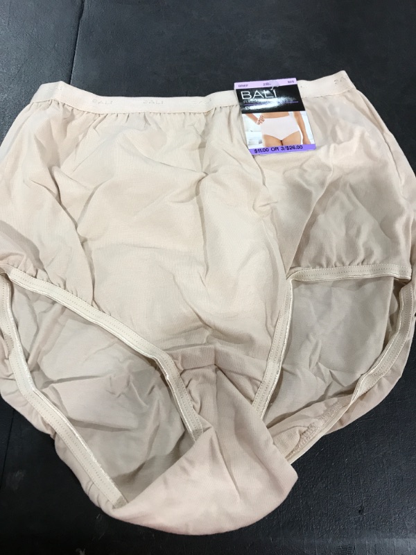 Photo 2 of Bali Women's Stretch Brief Panty Medium Soft Taupe