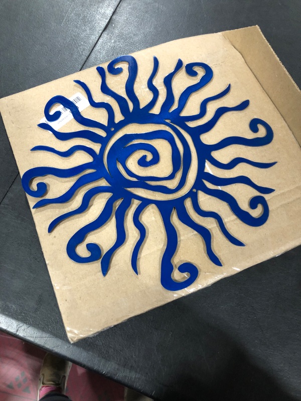 Photo 1 of 10 INCH SUN BLUE OUTDOOR ART 