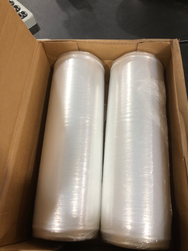 Photo 2 of [Made in USA] Reli. 2 Rolls | 15" Stretch Wrap (1,476 ft/roll) Clear Shrink Wrap/Stretch Plastic Wrap for Moving - Plastic Pallet Cling Wrap Stretch Film - 15" Stretch Film for Moving and Storage