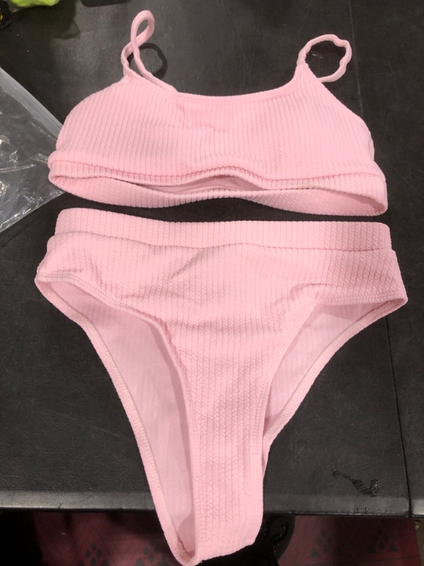 Photo 1 of 2 PIECE PINK BIKINI SIZE S 