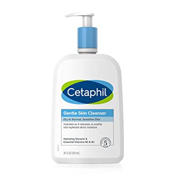 Photo 1 of Face Wash by CETAPHIL, Hydrating Gentle Skin Cleanser for Dry to Normal Sensitive Skin, NEW 20oz, Fragrance Free, Soap Free and Non-Foaming NEW, 20oz