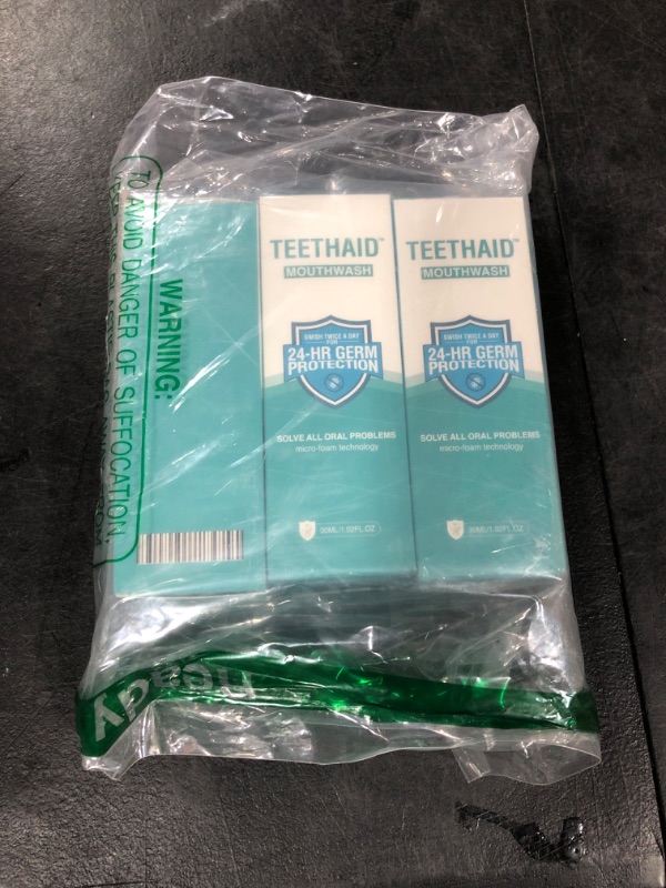 Photo 2 of 3 Bottles Teethaid Mouthwash 1.02fl oz