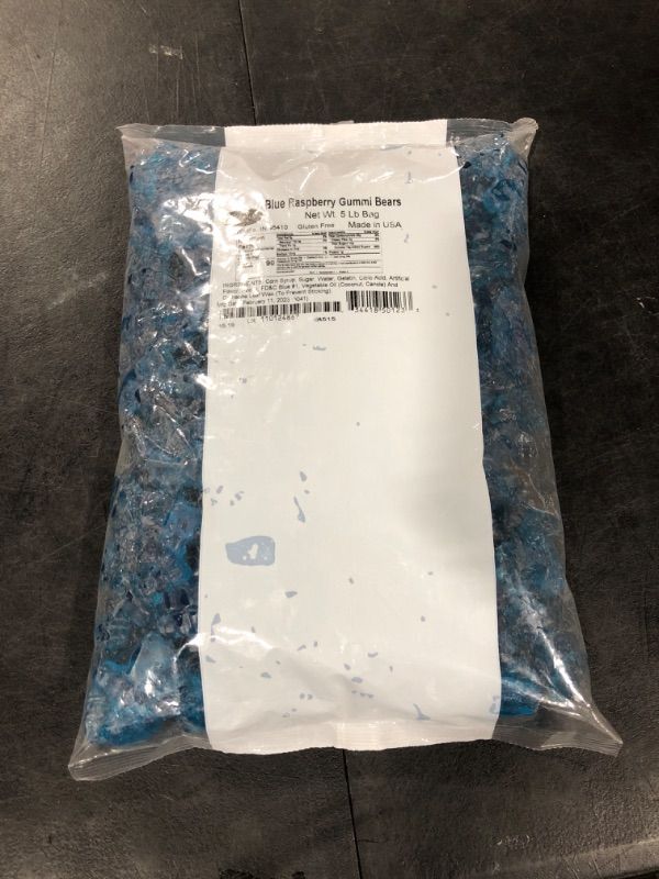 Photo 2 of Albanese World's Best Blue Raspberry Gummi Bears, 5lbs of Candy