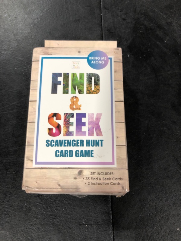 Photo 2 of Hapinest Find and Seek Scavenger Hunt Outdoor Indoor Card Game for Kids
