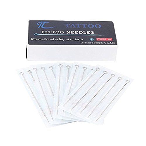 Photo 1 of 50 Tattoo Needles 3RL Tc Tattoo 3 Round Line for Tattoo Machine Tattoo Kit 