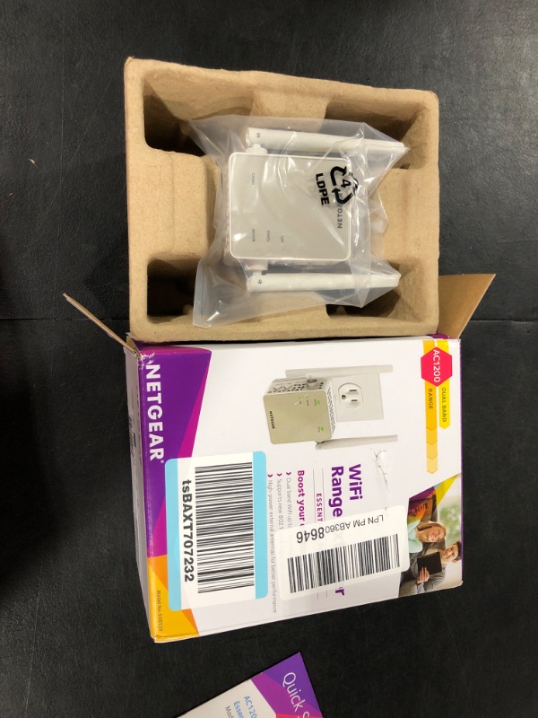 Photo 2 of NETGEAR Wi-Fi Range Extender EX6120 - Coverage Up to 1500 Sq Ft and 25 Devices with AC1200 Dual Band Wireless Signal Booster & Repeater (Up to 1200Mbps Speed), and Compact Wall Plug Design WiFi Extender AC1200