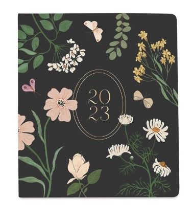 Photo 1 of Fringe Studio 2023 Hardcover Planner - Botanica Dark
