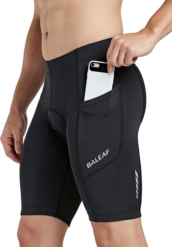 Photo 1 of BALEAF Men's Padded Bike Shorts Cycling Tights Road Bicycle MTB Accessories Pockets UPF 50+
