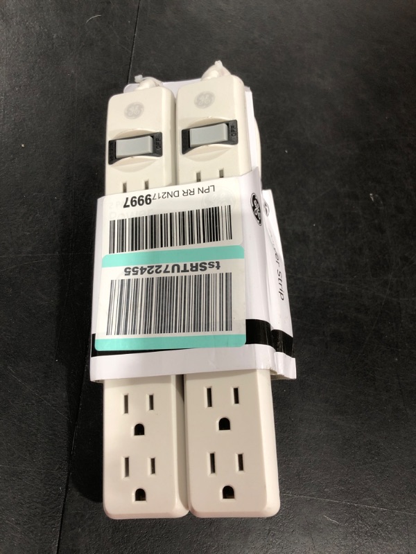 Photo 2 of GE 6-Outlet General Purpose Power Strip (2 pk.), 14833