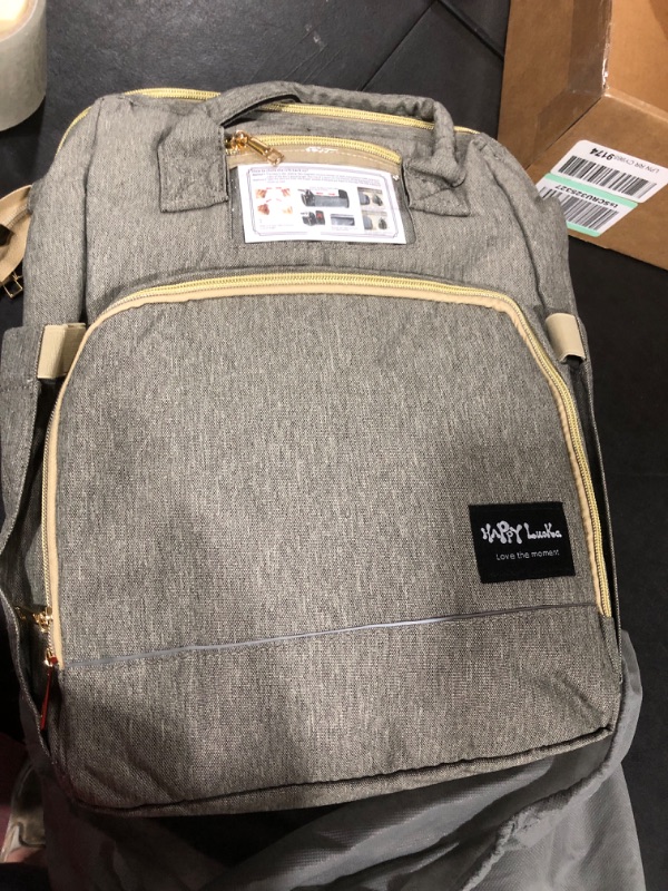 Photo 1 of Diaper Bag Backpack?Baby Diaper Bags, Baby Shower Gifts, Multifunctional diaper backpack Large Capacity, (Heather Grey)
